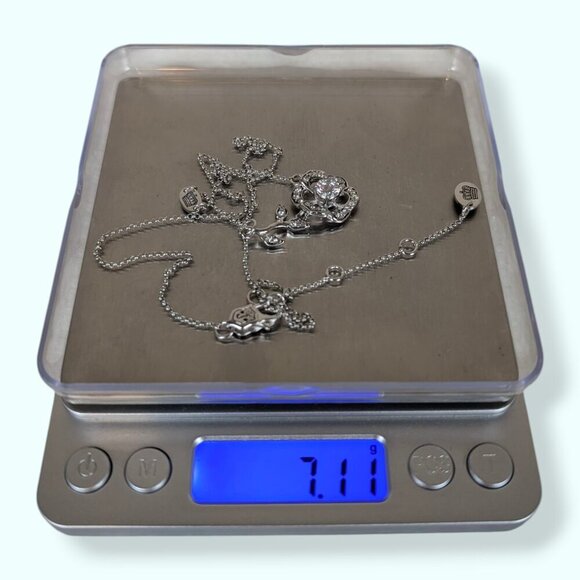 Juicy Couture Floral Rhinestone Necklace - Picture 6 of 6